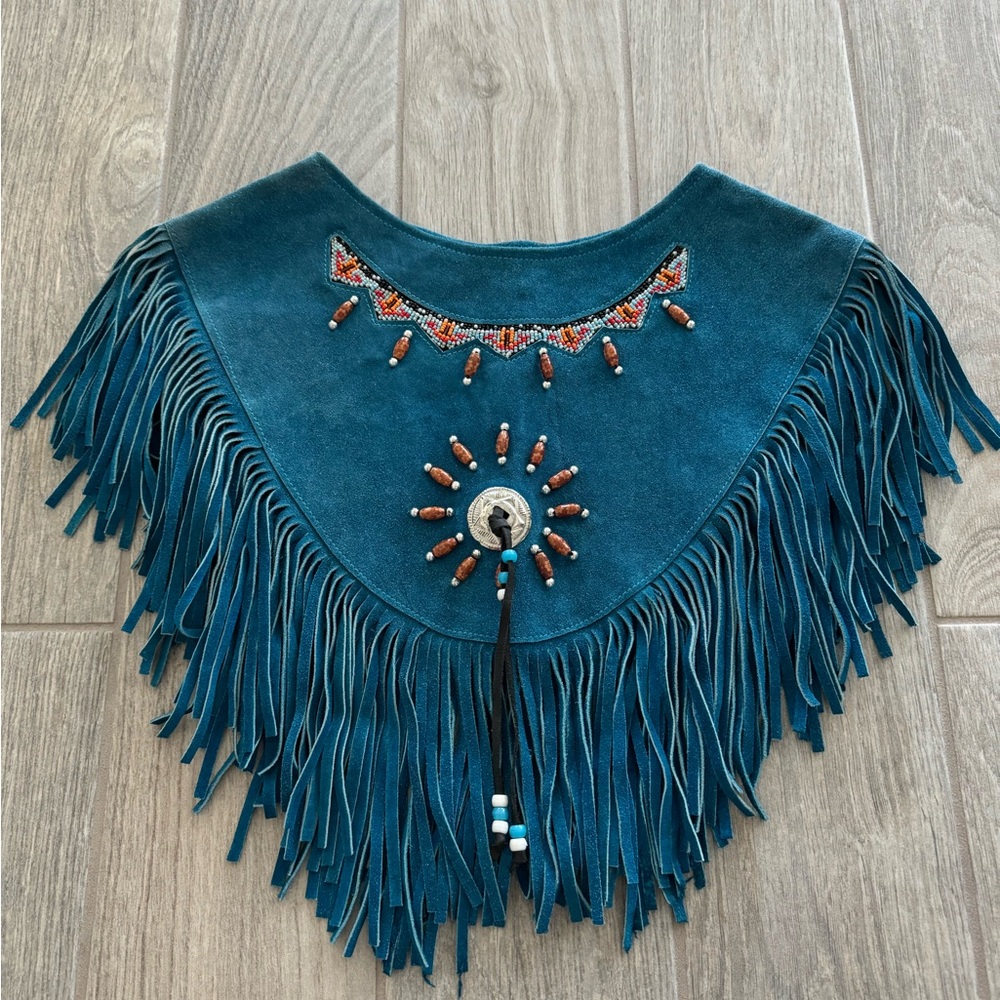 Premium Suede Poncho